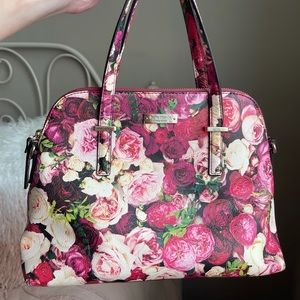 kate spade Grant St Floral Roses Rachelle Satchel